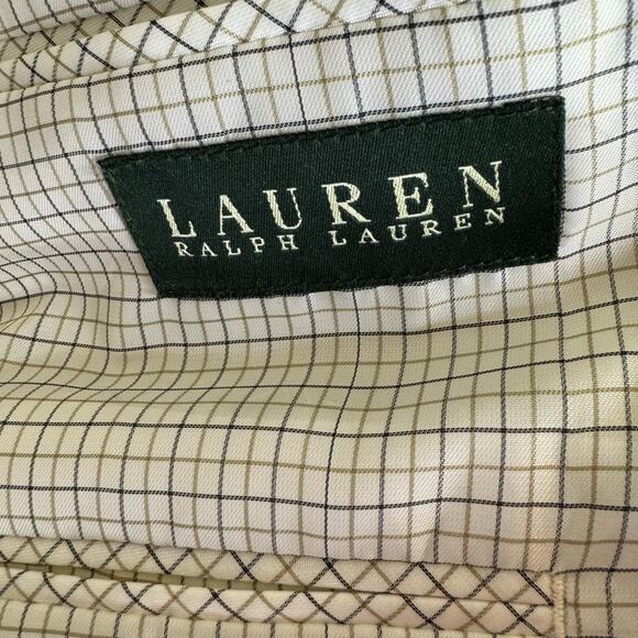 Lauren Ralph Lauren Taupe Olive Microfiber Sport Coat Blazer 44R Classic Fit - Picture 7 of 9